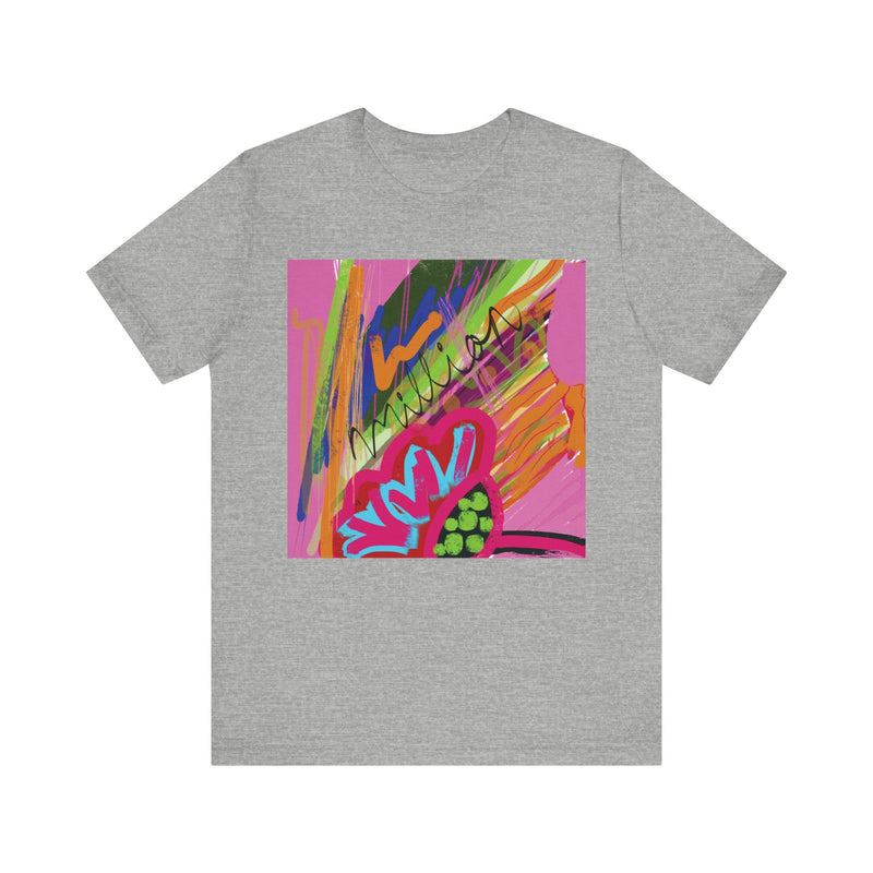 Abstract Frenzy Print  Unisex Jersey Short Sleeve Tee