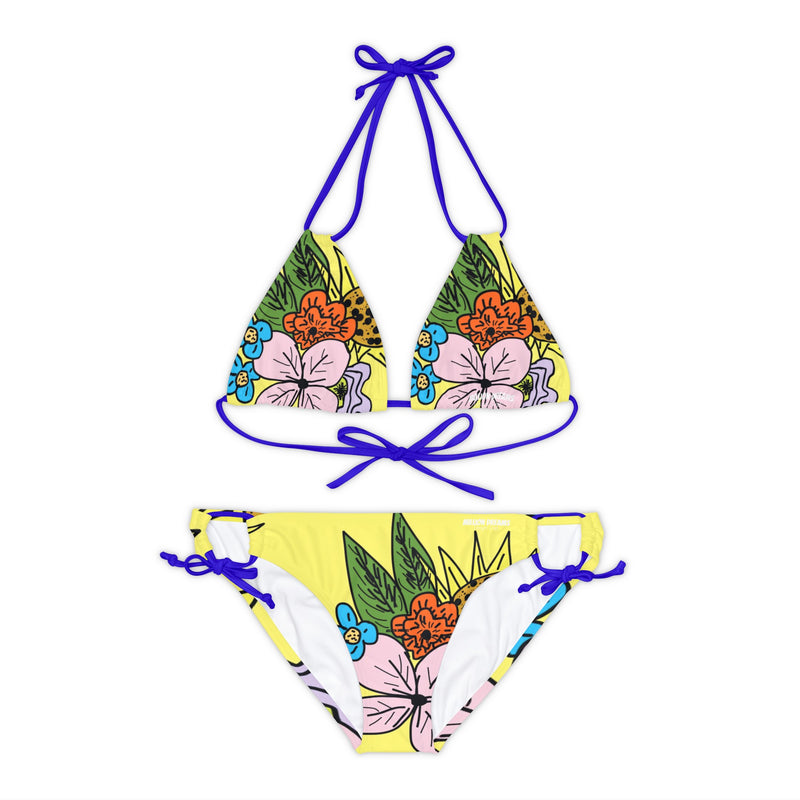 Yellow Flora Bikini (AOP)