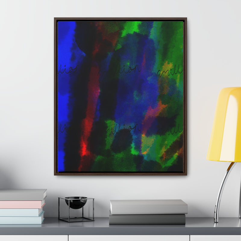 Watercolor Hue Gallery Canvas Wraps, Vertical Frame