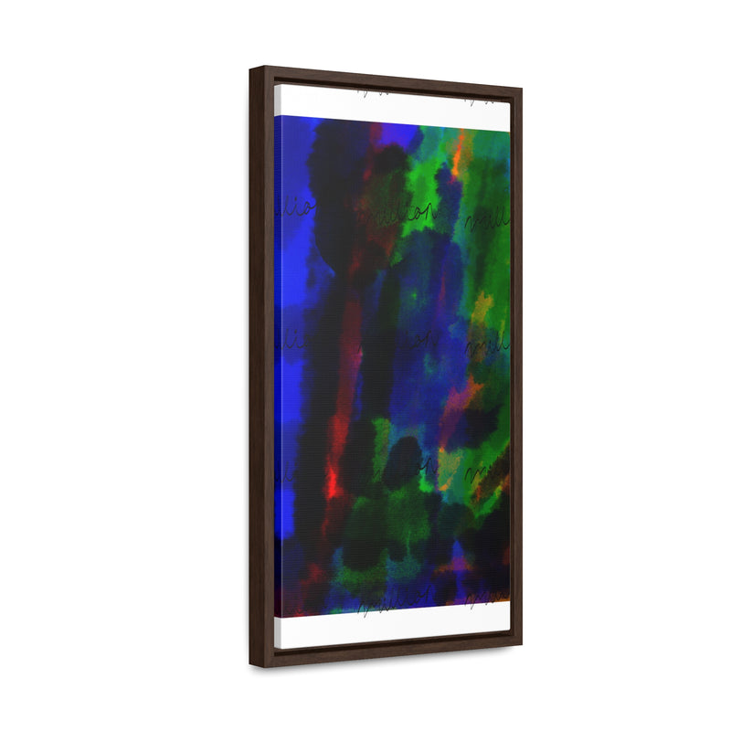 Watercolor Hue Gallery Canvas Wraps, Vertical Frame