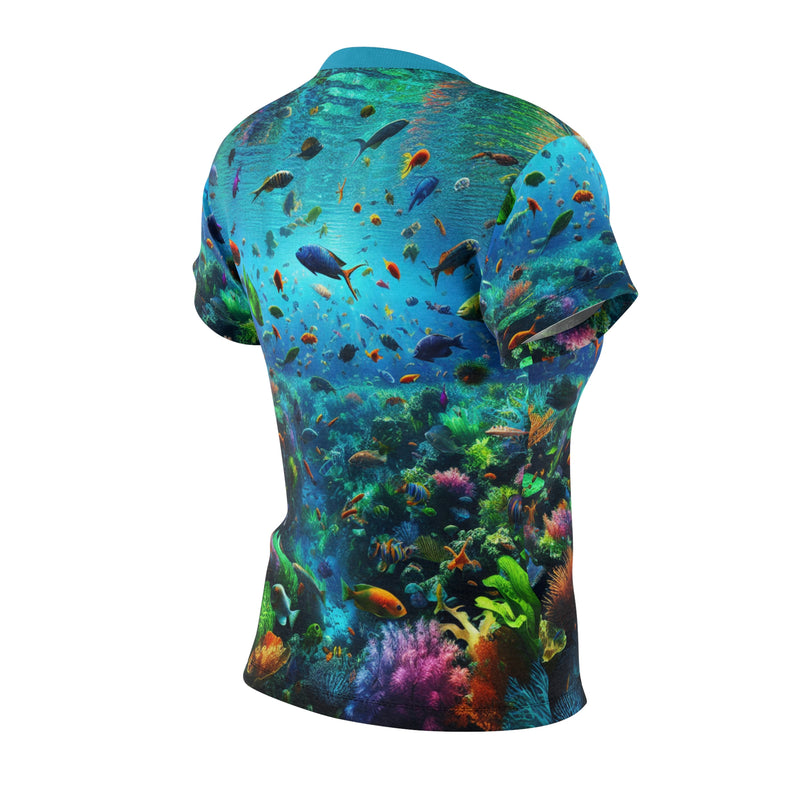 Under The Sea Women's Cut & Sew Tee (AOP)