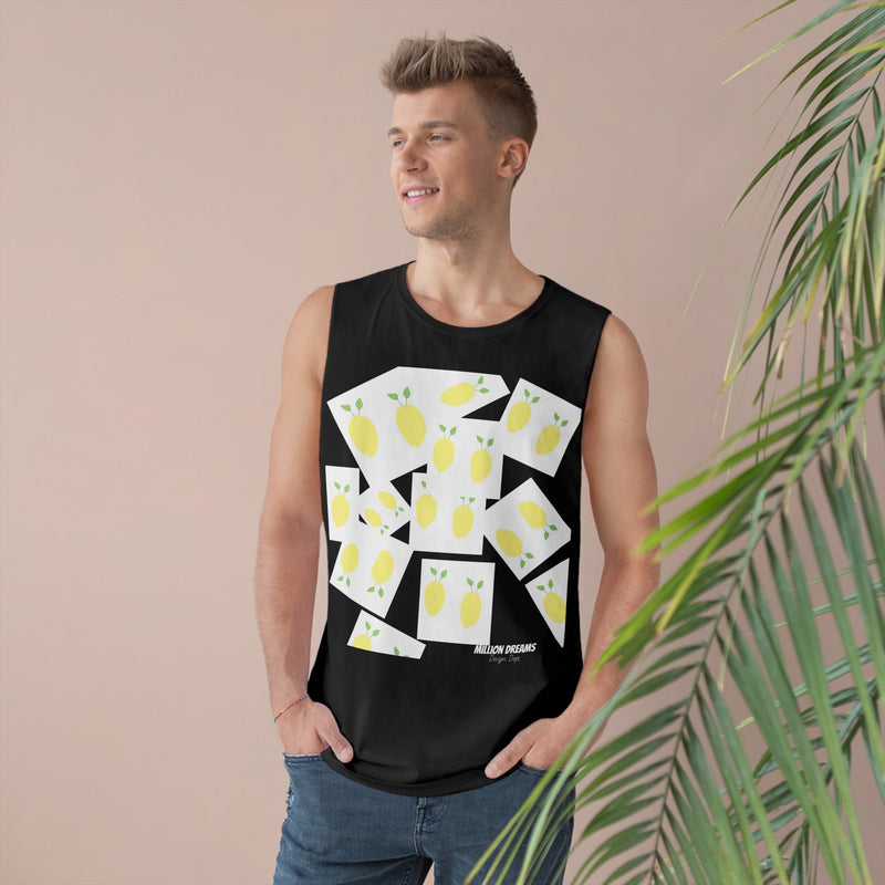 Lemon All over  Unisex Barnard Tank