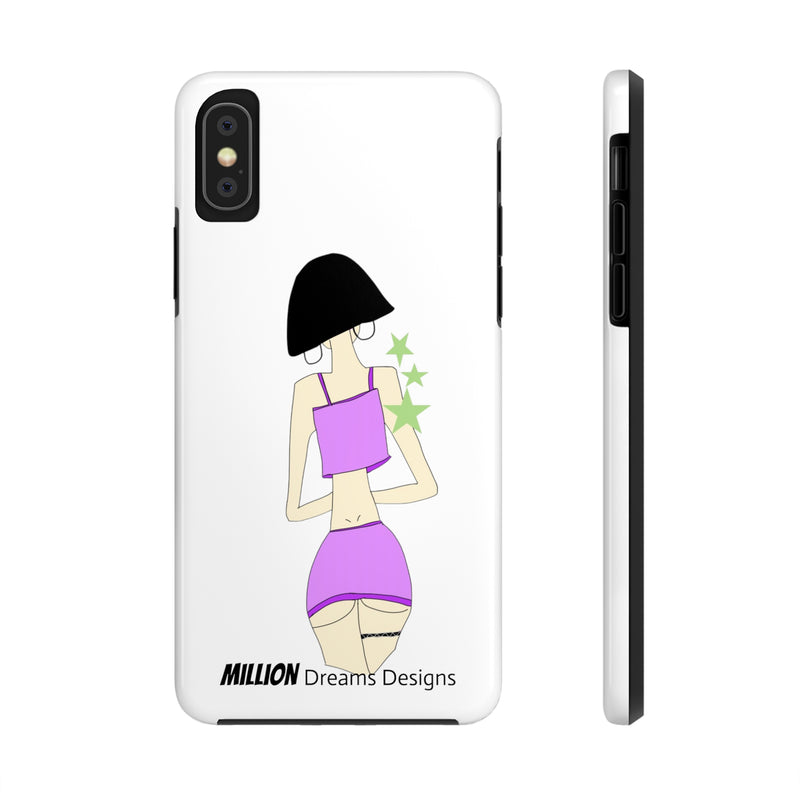 Sexy Girl In Purple Tough Phone Case