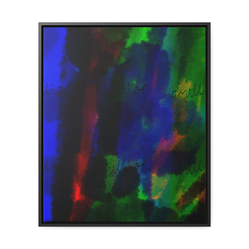 Watercolor Hue Gallery Canvas Wraps, Vertical Frame