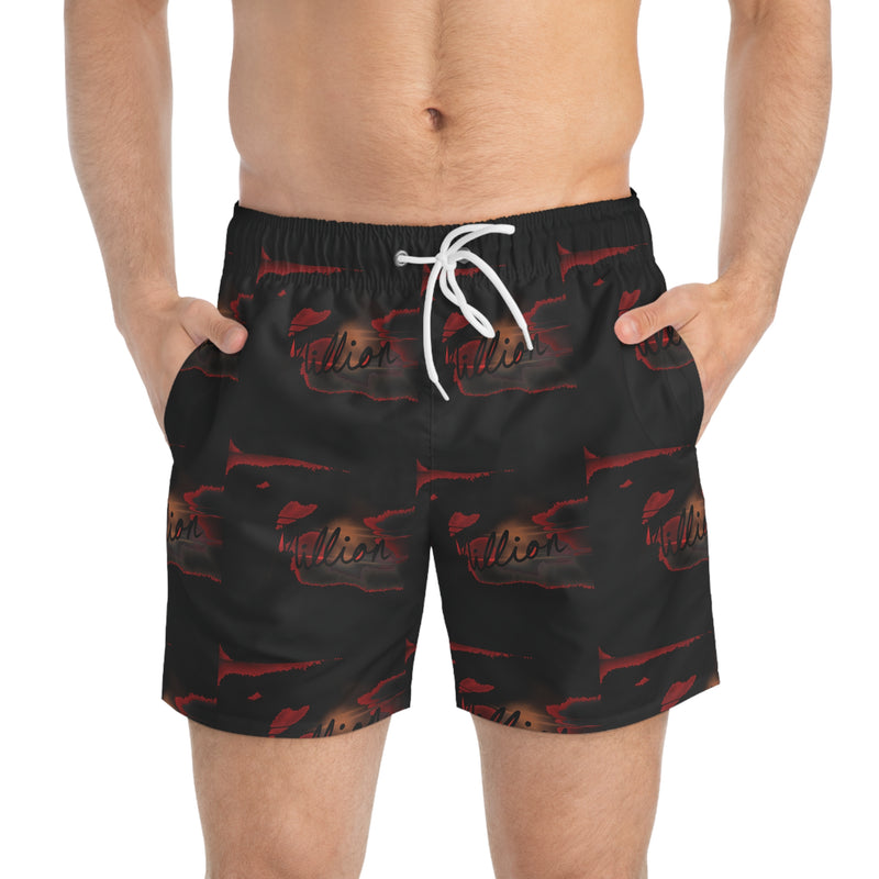 Fiery Million Swim Trunks (AOP)