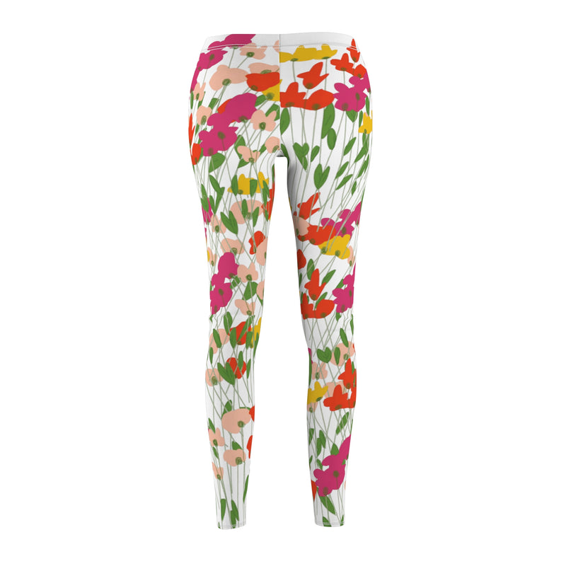 Freestyle Flowers women's Cut & Sew Casual Leggings (AOP)