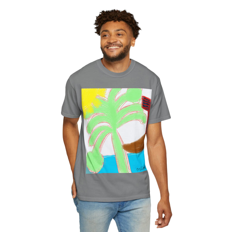 Ocean View Unisex Garment-Dyed T-shirt