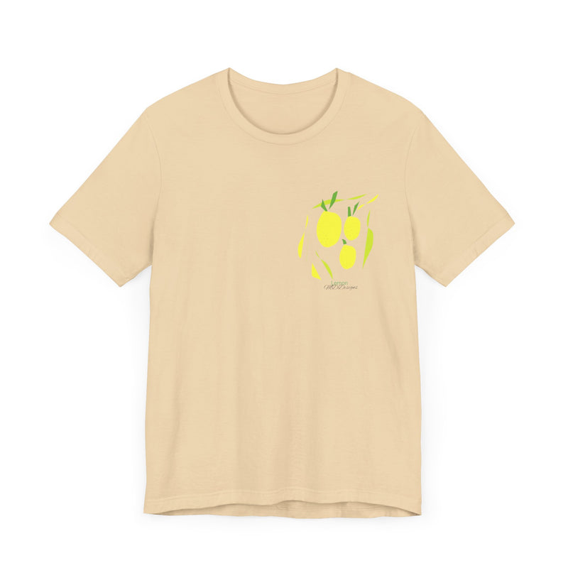 Lemon Yellow Unisex Jersey Short Sleeve Tee