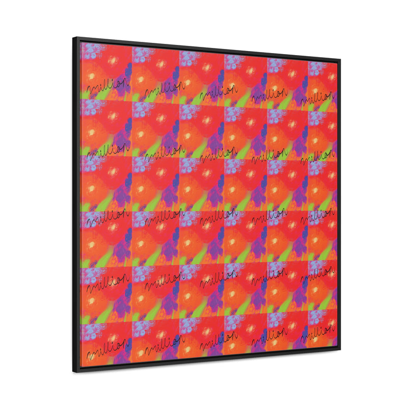 Floral Breeze Gallery Canvas Wraps, Square Frame