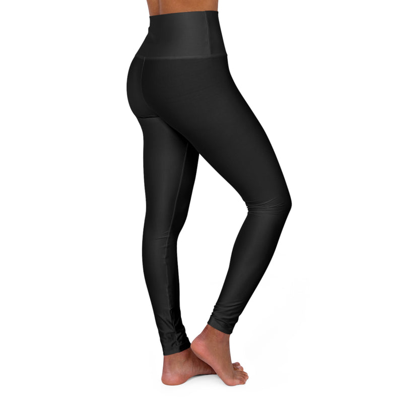 Success Is Inevitable Heart High Waisted Yoga Leggings (AOP)