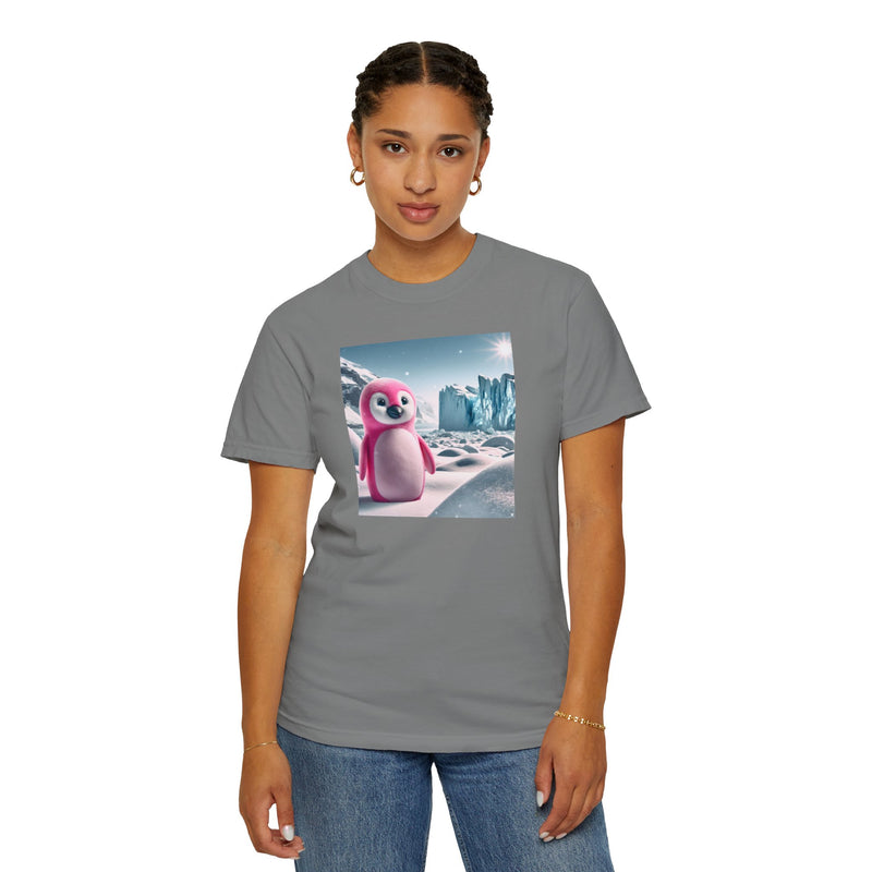 Pink Penguin Unisex Garment-Dyed T-shirt