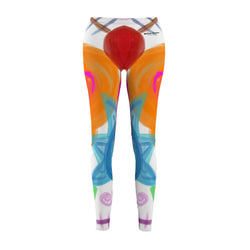 Paint Garden Women's Cut & Sew Casual Leggings (AOP)