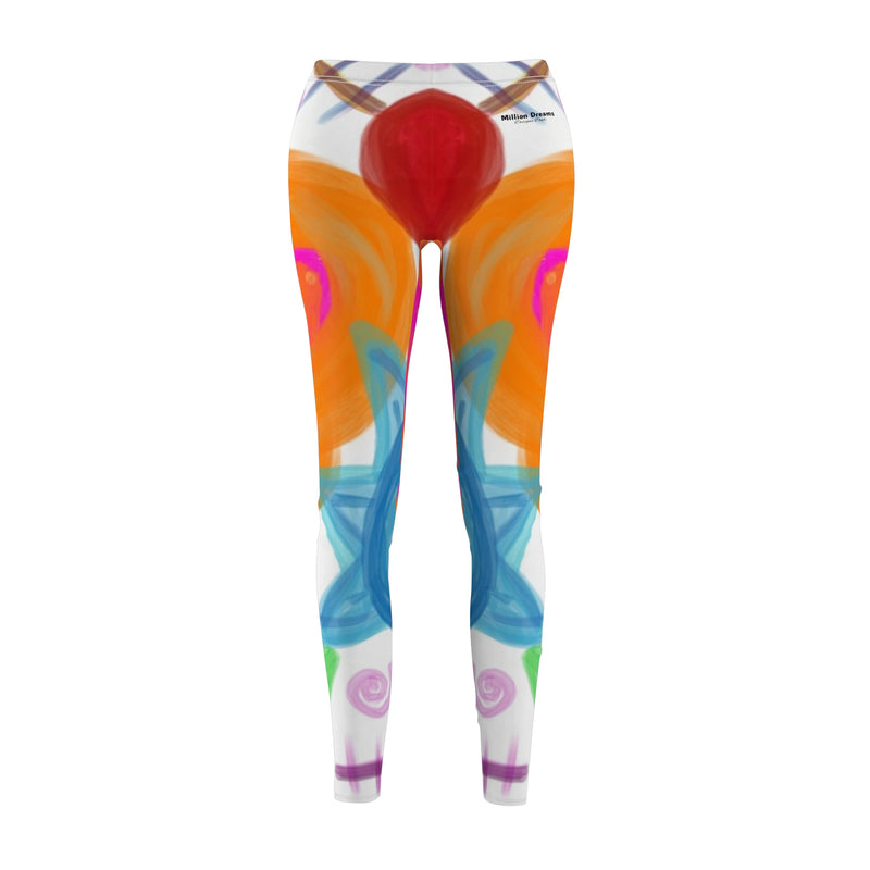 Paint Garden Women's Cut & Sew Casual Leggings (AOP)