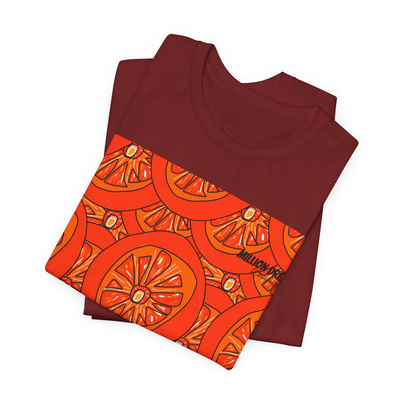 Tangie Orange Unisex Jersey Short Sleeve Tee