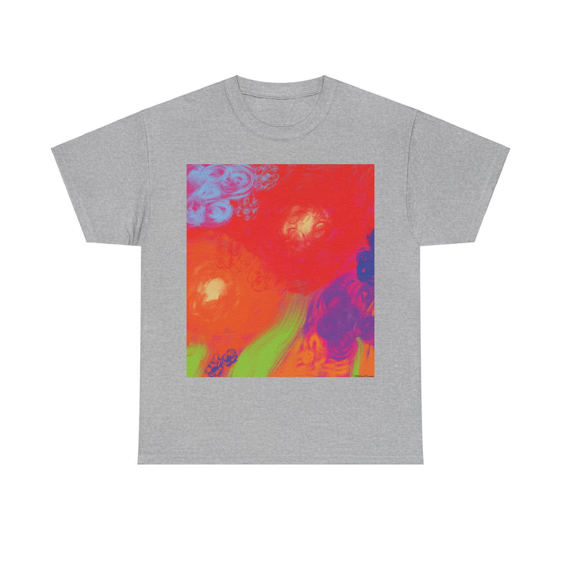 Floral Breeze  Unisex Heavy Cotton Tee