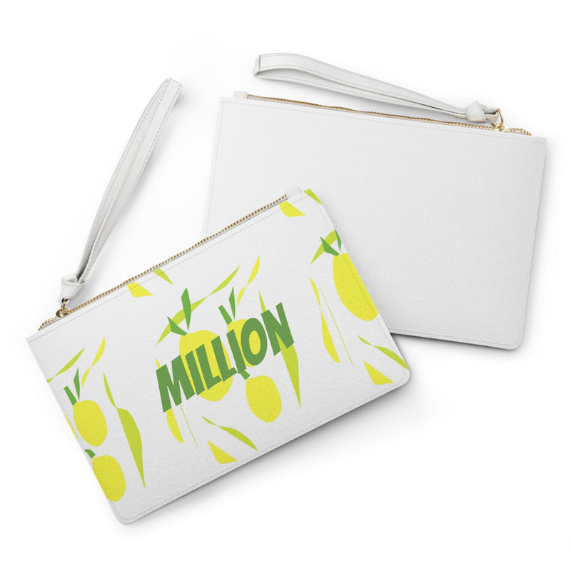 Lemon Yellow Clutch Bag