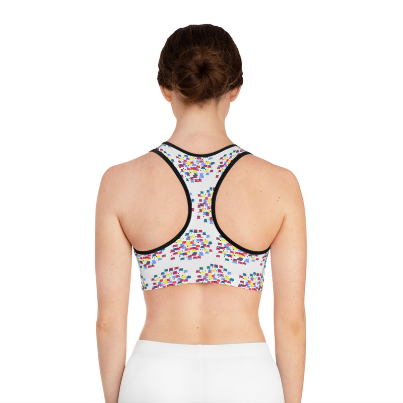 Dots Variety Sports Bra (AOP)