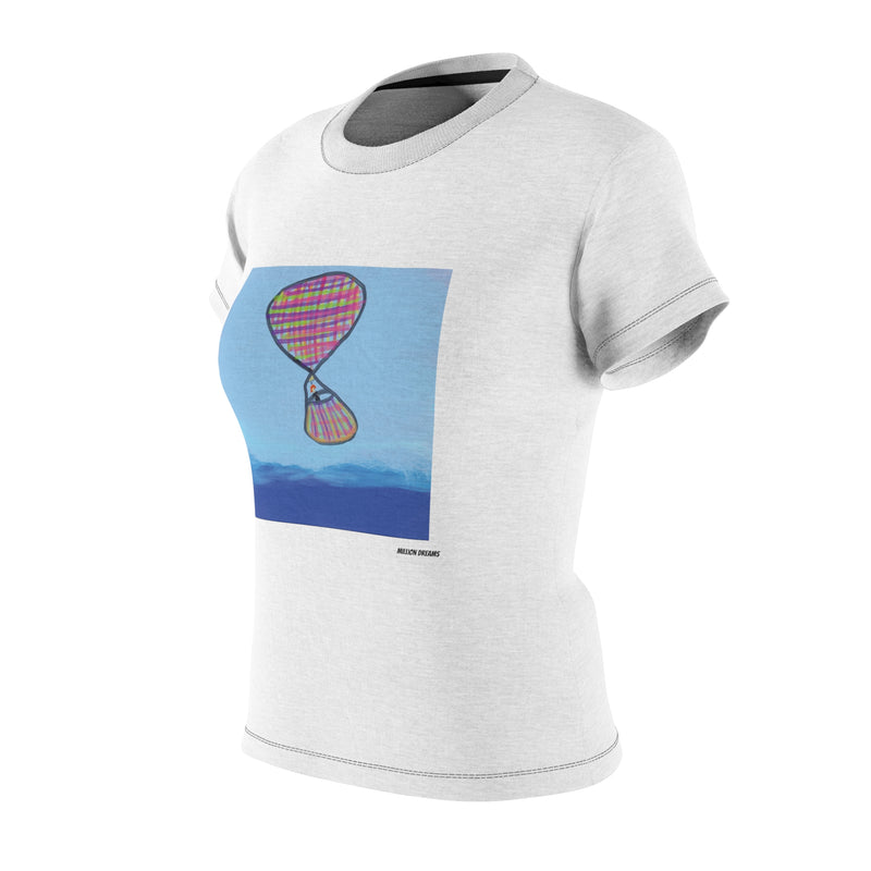 Girl in Floating women's Cut & Sew Tee (AOP)