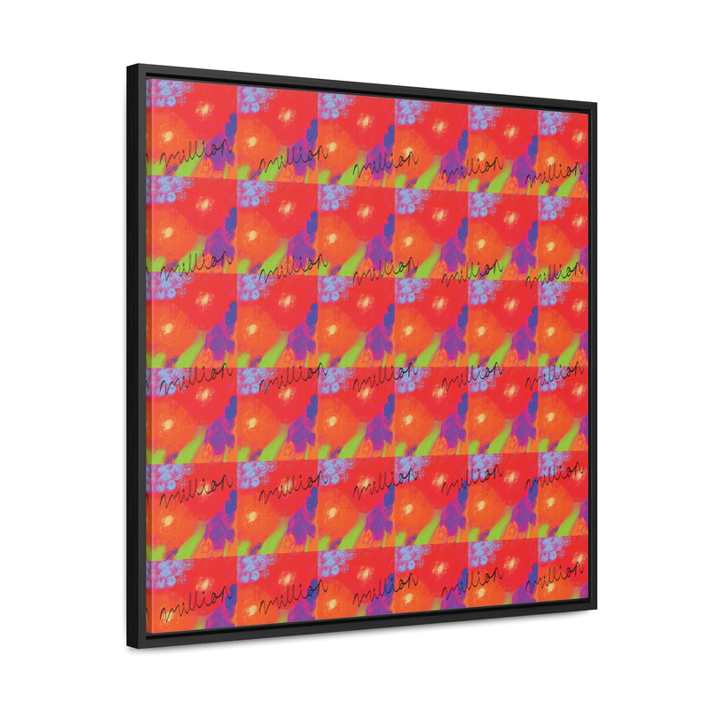 Floral Breeze Gallery Canvas Wraps, Square Frame