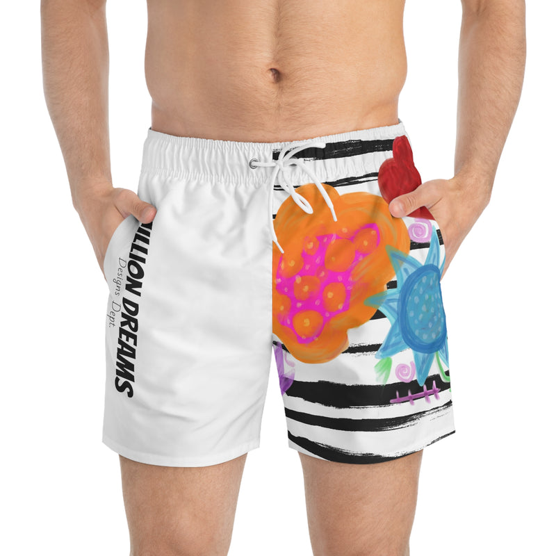 Paint Garden  Swim Trunks (AOP)