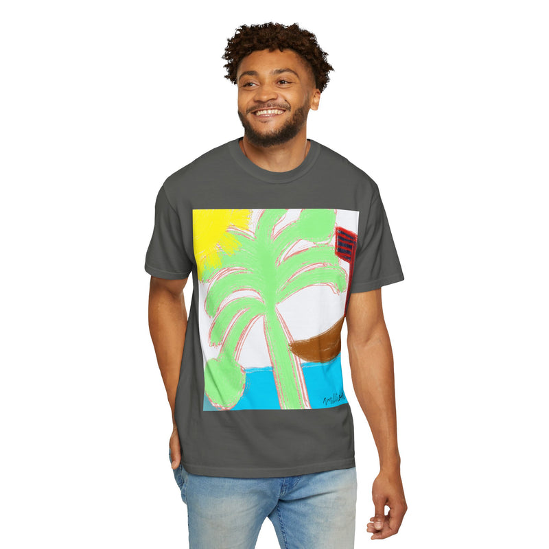 Ocean View Unisex Garment-Dyed T-shirt