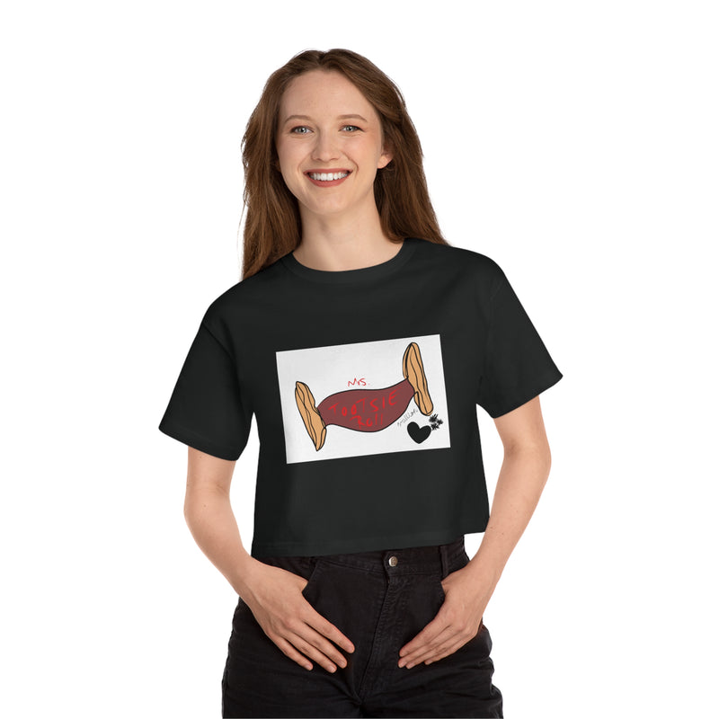 Mrs Tootsie Roll Champion Women's Heritage Cropped T-Shirt