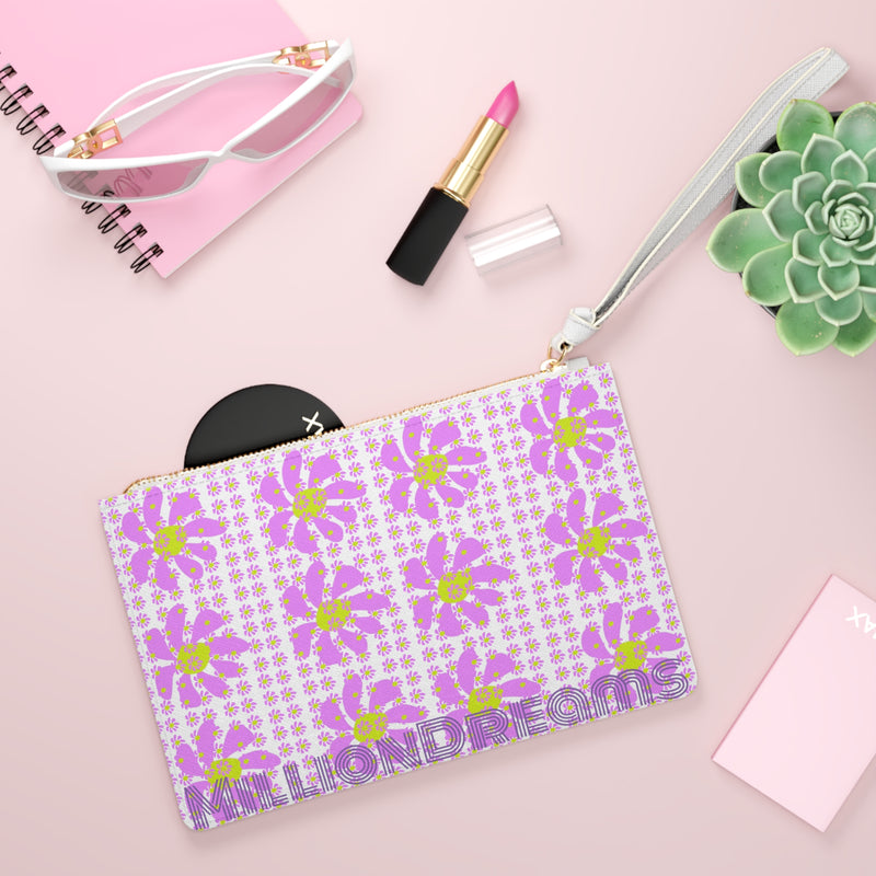 Lavender Petals Clutch Bag