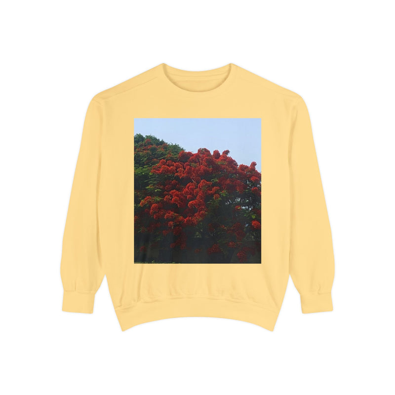 Resort View Unisex Garment-Dyed Sweatshirt