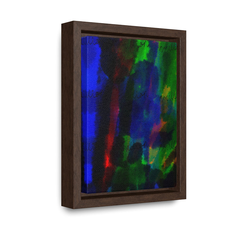 Watercolor Hue Gallery Canvas Wraps, Vertical Frame