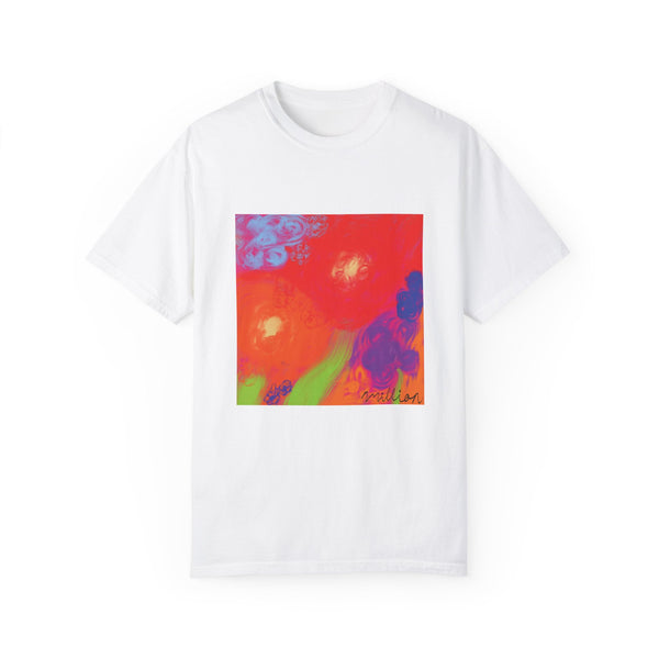 Floral Breeze Unisex Garment-Dyed T-shirt