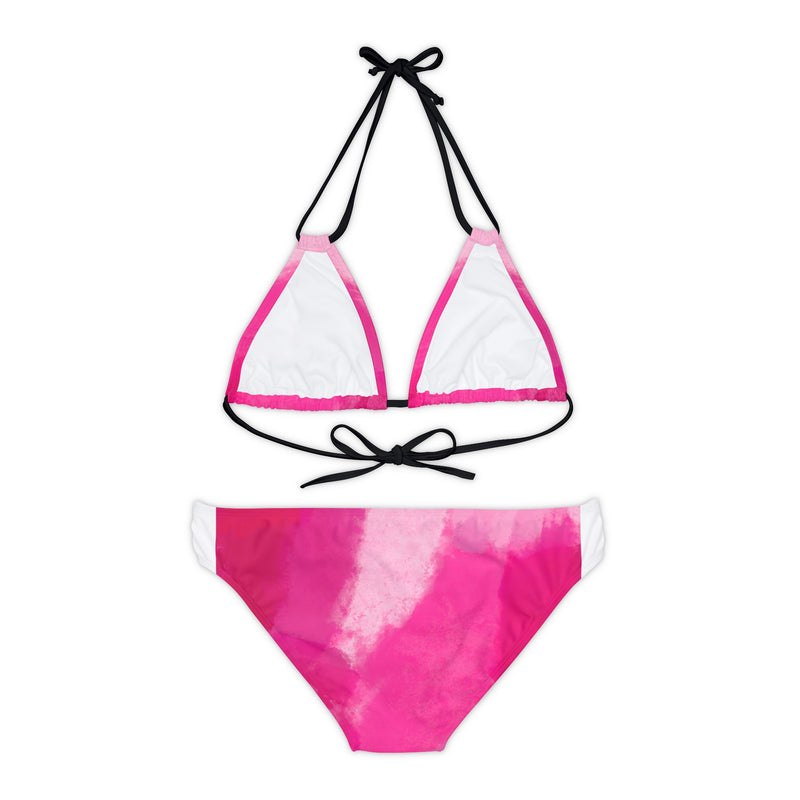 Pink Shades Strappy Bikini Set (AOP)