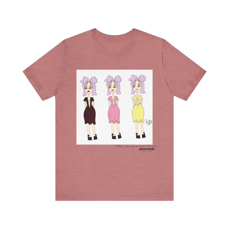 Bella Millz Triplets Jersey Short Sleeve Tee