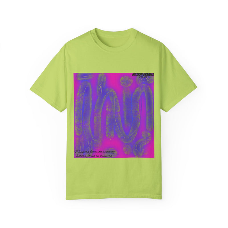 Tribal Neon Type Unisex Garment-Dyed T-shirt