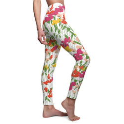 Freestyle Flowers women's Cut & Sew Casual Leggings (AOP)