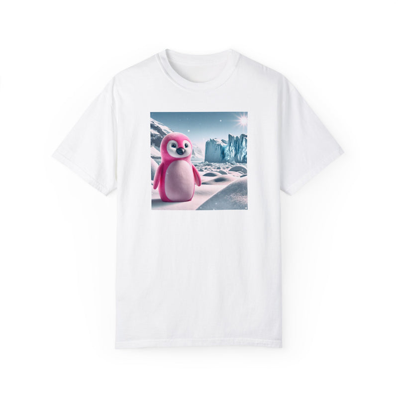 Pink Penguin Unisex Garment-Dyed T-shirt