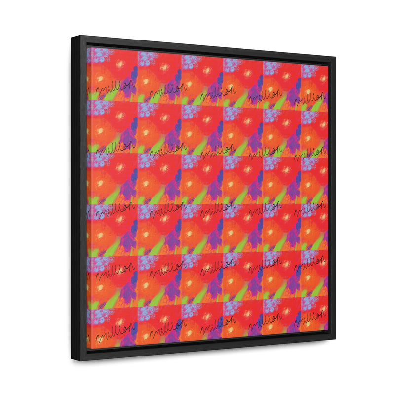 Floral Breeze Gallery Canvas Wraps, Square Frame