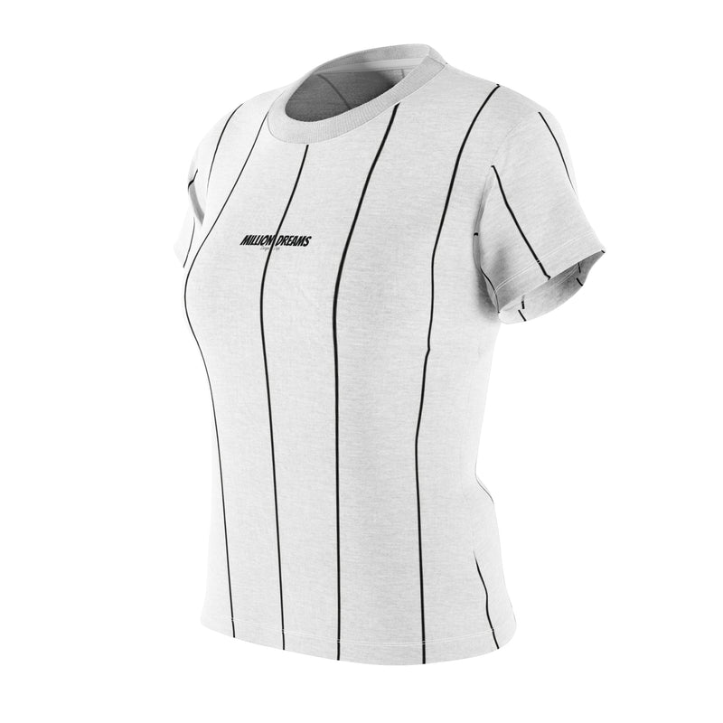 Lines Print Women's Cut & Sew Tee (AOP)