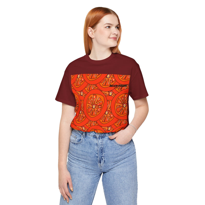 Tangie Orange Unisex Jersey Short Sleeve Tee