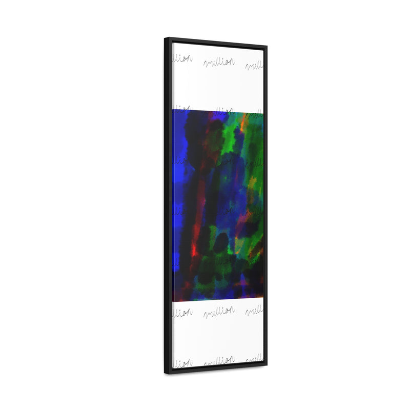 Watercolor Hue Gallery Canvas Wraps, Vertical Frame