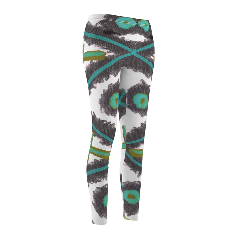 Tribal Star Women's Cut & Sew Casual Leggings (AOP)