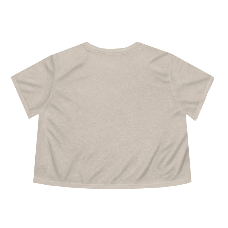 Sketch print Women's Flowy Cropped Tee