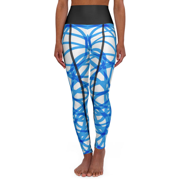 Swirl Grill High Waisted Yoga Leggings (AOP)