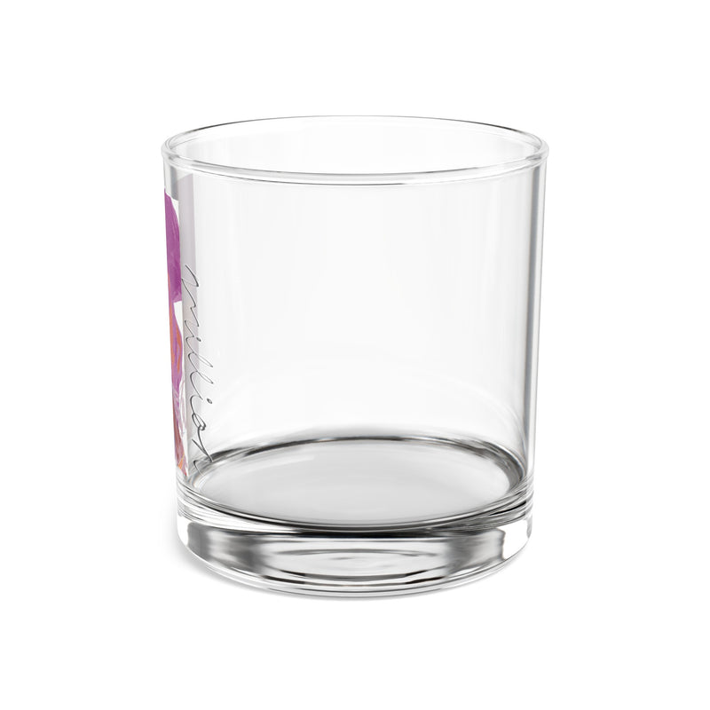 Man With Cigar Rocks Glass, 10oz