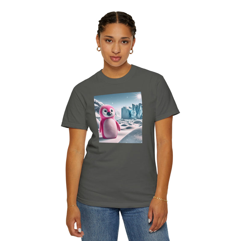 Pink Penguin Unisex Garment-Dyed T-shirt