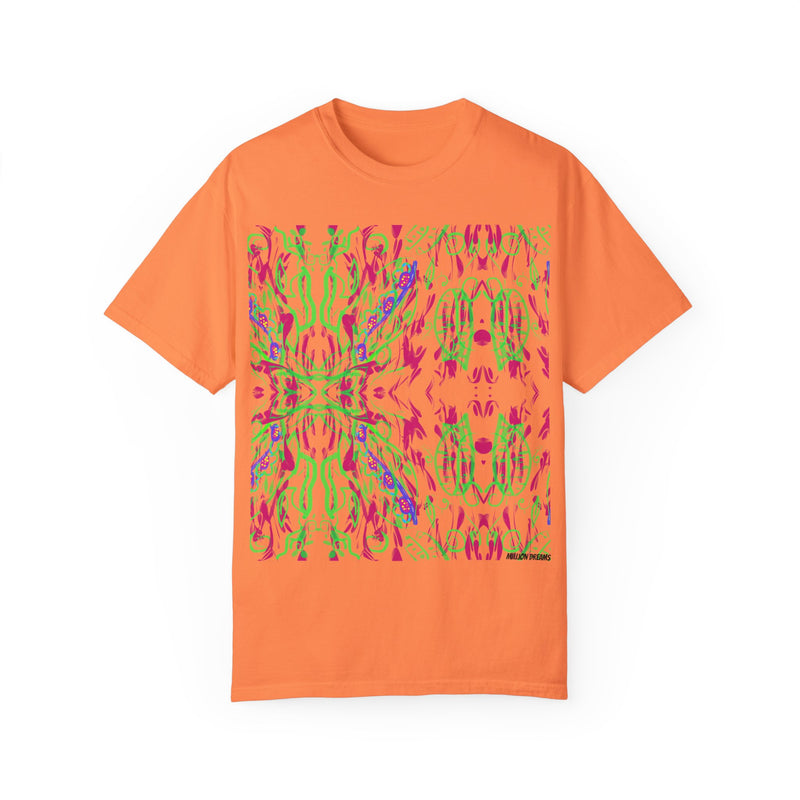 Leafs Neon Unisex Garment-Dyed T-shirt