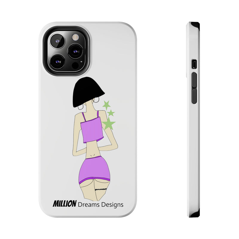 Sexy Girl In Purple Tough Phone Case