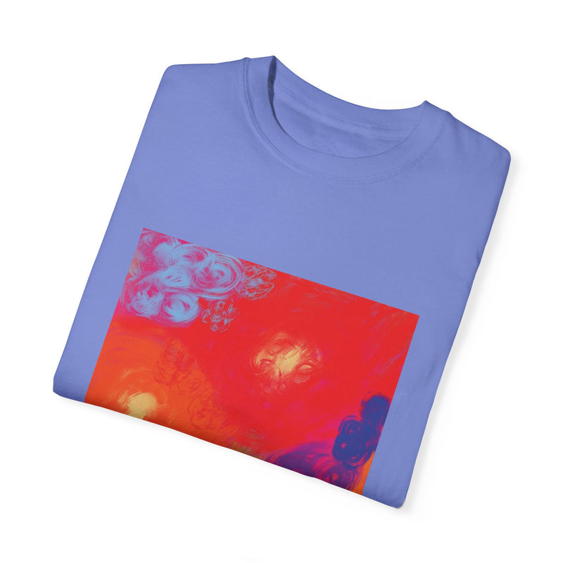 Floral Breeze Unisex Garment-Dyed T-shirt