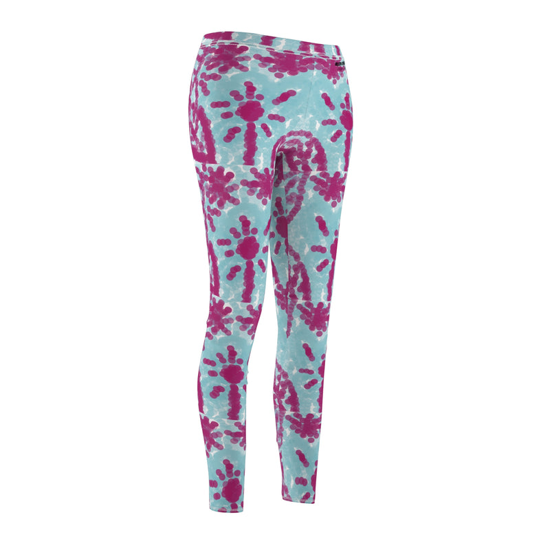 Beads Print Women's Cut & Sew Casual Leggings (AOP)