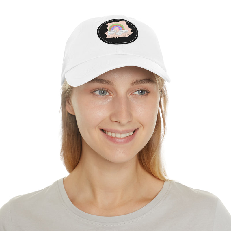 Dreamy Cloud Hat with Leather Patch (Round)