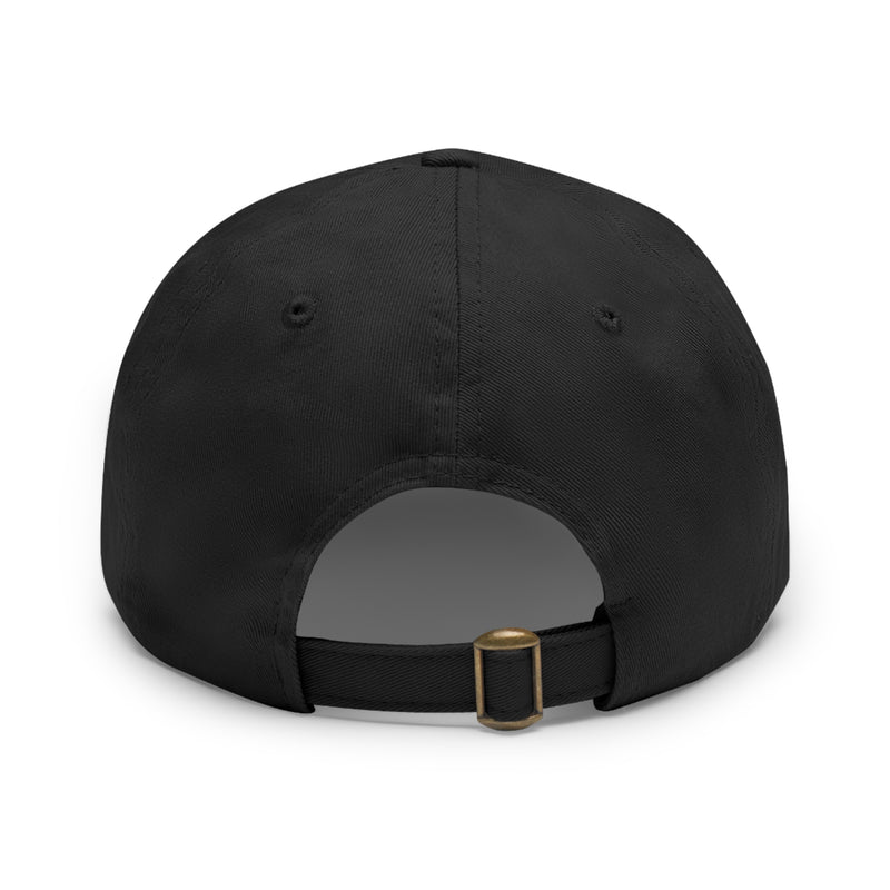 Gum Hat with Leather Patch (Round)